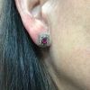 Ruby Stud Earrings