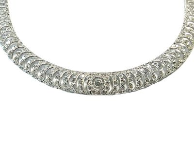 Vintage Graduated Diamond Necklace