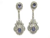 Charming Sapphire Drop Earrings