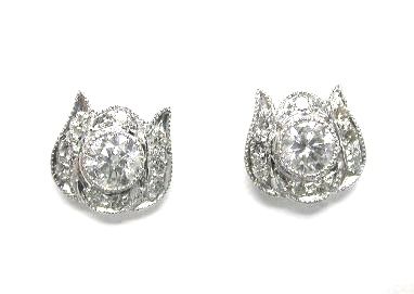 Vintage Diamond Earrings