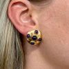 Iolite and Gold Earrings