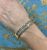 Vintage 12.21ct Aquamarine 14kt Bangle