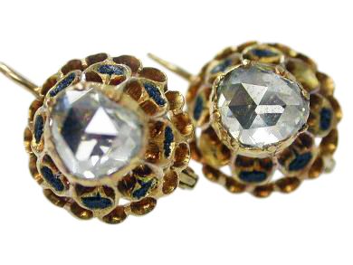 Diamond Filigree Earrings
