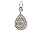 Tear Drop Diamond Pendant