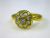 Vintage Rosette Diamond Cluster Ring