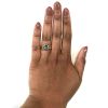 Vintage .92ct Blue Topaz 10kt Ring