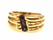 Vintage 3 Ruby Band