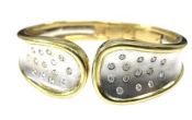 Modern Diamond Hinged Bangle