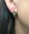 Mid Century Diamond 14kt Earrings