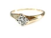 Vintage Diamond Solitaire Ring