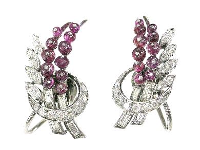 Ruby Earrings by Birks