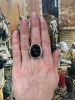 Vintage Star Diopside and Diamond Ring