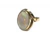 Vintage 5.21ct Opal Solitaire Ring in 9kt Yellow Gold