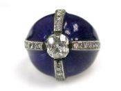 Diamond Enamel Ring