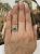 Art Deco .21ct Emerald and Diamond Platinum Ring