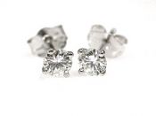 .30ct Diamond Stud 14kt Earrings