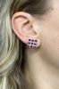 Ruby and Diamond Earrings