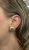 Vintage Black Pearl and Diamond 18kt Earrings