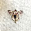 Antique Sapphire Diamond Brooch