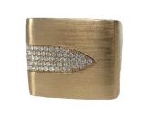 Brushed Gold Ring