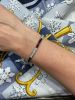 Vintage 8.53ct Garnet and Diamond Bracelet in Platinum