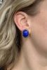Vintage 30.97ct Lapis Earrings