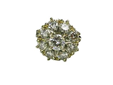 Vintage Diamond Cluster Ring