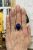 Vintage 20.70ct Cabochon Lapis 18kt Ring