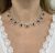 Vintage Inspired Sapphire and Diamond Necklace