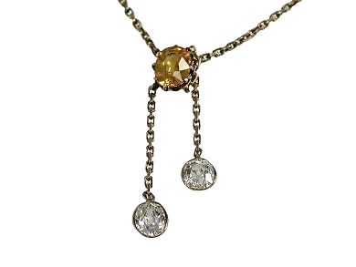 Yellow Sapphire Necklace