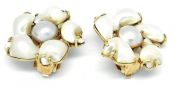 Pearl Cluster Earrings