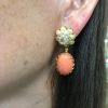 Coral Earrings