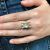 Siffari Mid-Century Modern 2.19ct. Moonstone Solitaire Ring