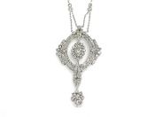 Edwardian Inspired Diamond Pendant