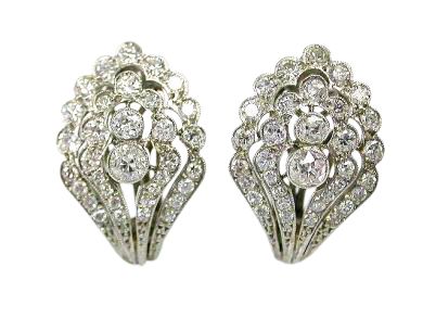 Vintage Diamond Earrings