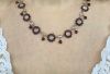 Vintage Moonstone and Garnet Necklace