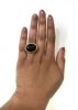 Vintage Black Onyx Solitaire Ring