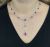 Vintage Inspired Pink Tourmaline and Diamond Necklace