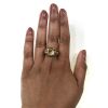 Vintage Citrine Solitaire Ring