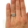 Vintage Diamond Rosette Ring