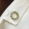 Demantoid Wreath Motif Brooch
