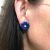 Lapis and Zirconia Earrings