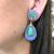 Primavesi and Kaufman Chrysoprase and Chalcedony Earrings