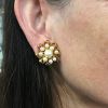 Pearl Cluster Earrings