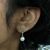 Vintage Pearl and Diamond Drop Earrings