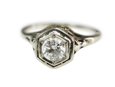 Vintage Diamond Engagement Ring