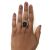 Art Deco Carved Onyx Ring