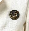 Vintage Multi Stone Snake Charmer Brooch or Pendant