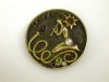 Vintage Multi Stone Snake Charmer Brooch or Pendant