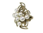 Vintage Pearl Cluster Ring